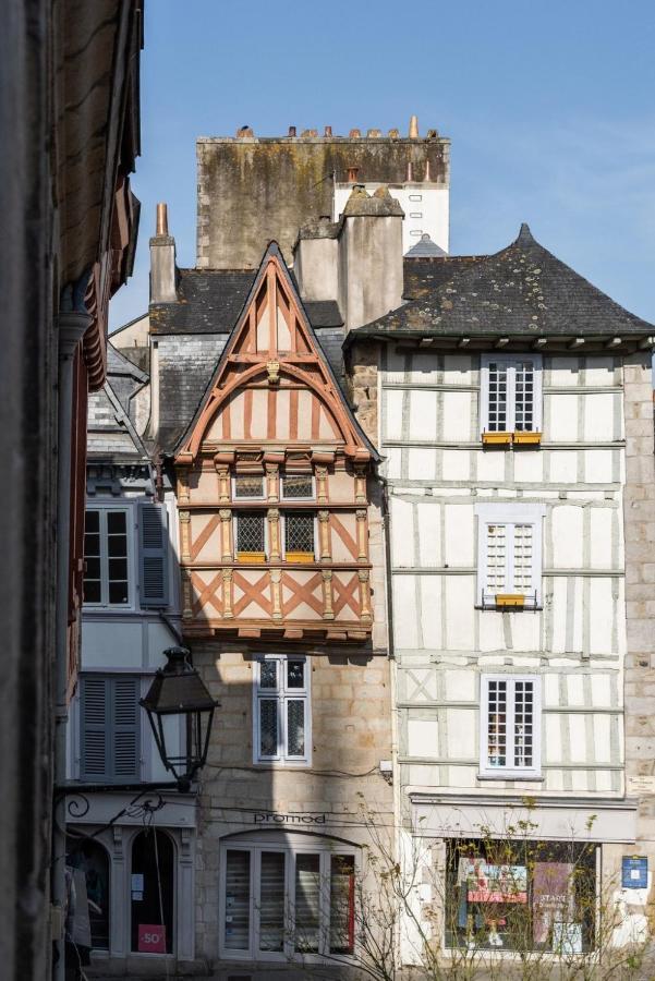 Agreable Studio En Plein Coeur De Quimper Appartement Buitenkant foto